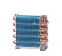 Échangeur de chaleur mural pour chaudière Petit condenseur sans calandre, radiateur, échangeur de chaleur for réfrigérateur, tube en cuivre, ailettes en aluminium(C)