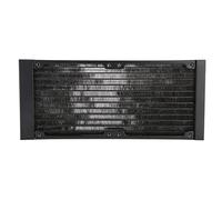 Échangeur de chaleur pour ordinateur à 12 tubes, séparateur d'eau à filetage G1/4, refroidisseur d'eau pour système de refroidissement par eau PC, aileron en cuivre rouge, (240mm)