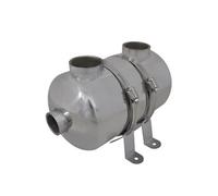 Échangeur de chaleur pour piscine - VIDAXL - 292 x 134 mm - 28 kW - Acier inoxydable SS304 - 25 tubes
