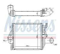 Échangeur De Chaleur Turbine LLC NISSENS Pour Mercedes-Benz V-Class 638/2 Vito