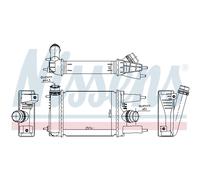 Échangeur De Chaleur Turbine LLC NISSENS Pour Nissan Pulsar Hayon C13 Juke