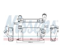 Échangeur De Chaleur Turbine LLC NISSENS Pour Nissan X-Trail T32