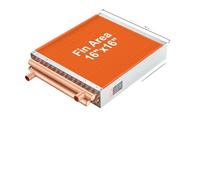 Échangeur de chaleur VEVOR, Plusieurs tailles disponibles, Haute capacité thermique, Construction robuste en cuivre , 16x16 pouces