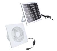 Échangeur de ventilation solaire d'extérieur de 20,3 cm pour remorques de randonnée et refuges de bétail Structure de ventilation solaire grenier