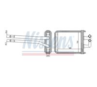 Échangeur Thermique Chauffage Intérieur Convient pour Kia Picanto en Aluminium