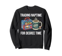 Échangez l'heure de la Sieste Contre Une rentrée Scolaire Amusante Sweatshirt