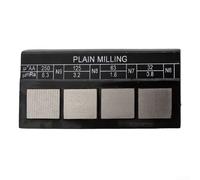 Échantillon de comparaison de rugosité de fraisage plat en acier pour un criblage efficace des défauts de finition et des normes d'acceptation uniformes en production (fraisage plat)