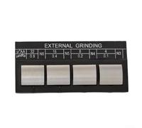 Échantillon de comparaison de rugosité pour l'inspection de la rugosité - Bloc en acier pour tour, fraisage, meulage, rabot Ra0,025-6,3 (meulage externe)