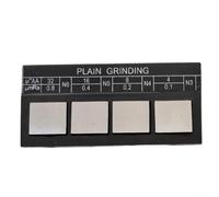 Échantillon de comparaison de rugosité pour l'inspection de la rugosité - Bloc en acier pour tour, fraisage, meulage, rabot Ra0,025-6,3 (meulage plat)