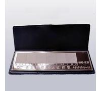 Échantillon de comparaison de rugosité pour test de rugosité de surface - Jauge d'inspection en alliage d'étain, 8 x 10 x 3 cm, Ra 0,012-100 µm (sablage de sable)