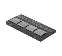 Échantillon de comparaison de rugosité pour tour, fraisage plat et meulage avec variantes facultatives pour soutenir l'évaluation de la finition dans la fabrication industrielle (tour)