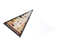 Échantillon de Pierres Minérales Naturelles, Lot Triangulaire | Cristal Stone, Forme Irrégulière, pour Garçon et Filles, Noël et Partenaires