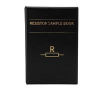 Échantillon de résistances SMD 0402, 170 valeurs, kit de 8 500 résistances assorties, classeur de résistances SMD d’une précision de 1% avec couverture en PVC, idéal pour les