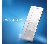 Échantillon de rugosité d'usinage de tour pour évaluer la finition de la pièce par lots dans la fabrication et le contrôle (rabotage)