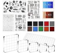 Échantillon De Tampon Souple Schnitz Blocs Faciles À Sculpter Dans L'imprimerie Des Fleurs De L'album De Col