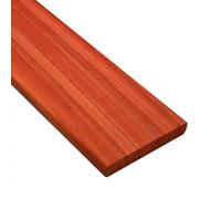 Échantillon de terrasse en PADOUK Lisse - Largeur 14,5 cm