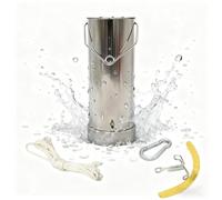 Échantillon d'eau en acier inoxydable 304 - Échantillon réglable pour tester la qualité de l'eau, capacité de 4 L, collecteur de liquide pour l'échantillonnage de rivière et de lac