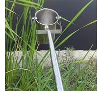 Échantillon d'eau télescopique avec perche réglable et tasse d'échantillonnage, idéal pour la collecte d'eau en rivière, lac et piscine, design vertical avec échelle de mesure