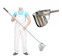 Échantillon d'eau télescopique en acier inoxydable avec louche graduée pour un échantillonnage efficace de l'eau de bassin, de piscine et de lac