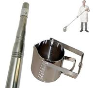 Échantillon d'eau télescopique réglable avec design pivotant vertical pour un prélèvement d'échantillons de qualité