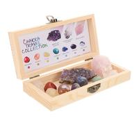 Échantillon Minéral Cristallin en Cristaux Naturels avec Boîte | Pierres Naturelles de Quartz, Forme Unique, pour Contemplation et Bureau, Collection Attrayante