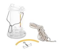 Échantillonneur D’eau 0,5 L en Acrylique et Fer avec Corde | Prise Main, Structure Étanche Intégrée, Collecte Rapide, pour Transport et Sites Éloignés