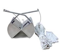 Échantillonneur de boues, échantillonneur de Boue à Seau en Acier Inoxydable, Outil d'échantillonnage Efficace de la Boue et du Fond du lac avec Sortie for Les Tests environnementaux des rivières(3L)