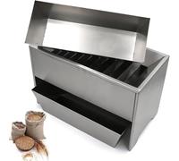 Échantillonneur de division de grains en acier inoxydable, diviseur d'échantillons de graines, échantillons uniformément mélangés, largeur de fente 12,5 mm/25 mm, poids maximum 1200 g/2000 g(12 grids)