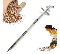 Échantillonneur de poudre de grains - Tube d'échantillonnage rotatif double couche avec trois emplacements pour une mesure précise de la taille des grains et la stratification
