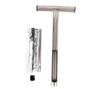 Échantillonneur de sol 12 pouces, poignée en T en acier inoxydable, sonde d'échantillonnage de sol Portable à longue durée de vie pour jardin, pelouse et ferme