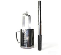 échantillonneur d'eau télescopique Kit d'échantillonnage d'eau 500 ml/1000 ml, échantillonnage d'eau avec poignée réglable et bécher pendule, ensemble d'échantillonneurs(1000ml,1.5-7m/4.8-23ft)