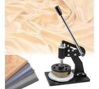 Échantillonneur Disque Textile en Tissu 100 cm²,Machine de Coupe d'échantillonneur Circulaire,Et Épaisseur Coupe 0,1-10mm pour Papier, Carton, Tissu, Cuir, Plastique