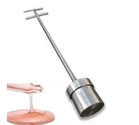 Échantillonneur liquide en acier inoxydable de 100 ml, sonde de boue de liquide à haute température résistante à chaud, un vol à tambour durable pour les essais industriels de laboratoire, un outil de