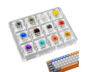 Échantillonneur mécanique - Kit de test de claviers portables | testeur d'axe de précision, diagnostique efficacement les problèmes de clavier | Outil d'évaluation des clés durable pour les