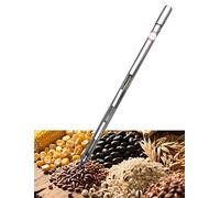 Échantillonneur multicouche en acier inoxydable 304 de 2,5 cm de diamètre, tube d'échantillonnage multi-tailles for poudres/grains(Straight Handle,80cm/31.4in)