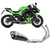Mivv Delta Race Kawasaki Ninja 650 2024-2024 Not Homologated Full Line System Argenté Not Homologated
