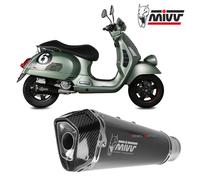 MIVV Échappement complet P.008.LDRB Delta Race Noir pour Piaggio Vespa GTS 300 (2008-2020)