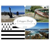 Échappée Breizh (Calendrier mural 2026 DIN A3 vertical), CALVENDO calendrier mensuel: Balade sur les côtes bretonnes