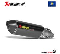 Akrapovic Line Carbon Gsx-r 600/750 11-17 Ref:s-s6so8-hzc Not Homologated Slip On Muffler Noir Not Homologated