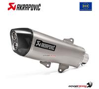 Akrapovic Slip-on Line Yamaha X-max 400 18 S-y4so18-hraass Not Homologated Slip On Muffler Noir,Argenté Homologated