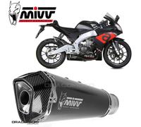 MIVV – Silencieux d'échappement Delta Race A.011.LDRB Noir – Aprilia RS 125 (17-)