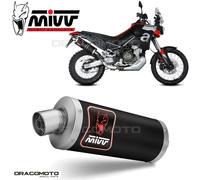 échappement APRILIA TUAREG 660 2022 2023 MIVV Dakar Noir