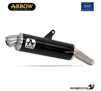 72625AON - Silencieux Echappement Arrow Maxi Race-Tech Dark Honda Africa Twin