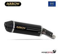 Arrow Race-tech Aluminium Dark With Carbon End Cap Ktm 790 Adventure ´19-20 Not Homologated Muffler Doré Not Homologated