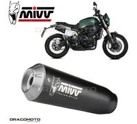 E.011.LC4B - Silencieux Echappement MIVV X-M1 Noir BENELLI LEONCINO 800 TRAIL