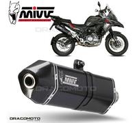 MIVV Pot d'échappement Speed Edge – Noir Inox Kat, pour Benelli TRK 502 X (2018-2023)