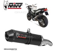 SILENCIEUX CARBONE-CARBONE MIVV OVALE POUR F 800 R 2009-2016