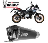 MIVV Silencieux Delta Race BMW F 750 GS/F 850 GS 2018-24 B.033.LDRB homologué argenté