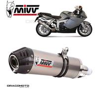 B.003.LNC - Silencieux Echappement Mivv Oval Titanium Carbon BMW K 1200 R/S/GT