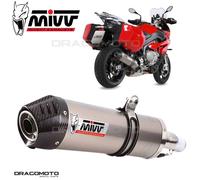 Pot D Echappament MIVV Oval Titane Carter Carbone pour Bmw S 1000 Xr 2015 > 2019